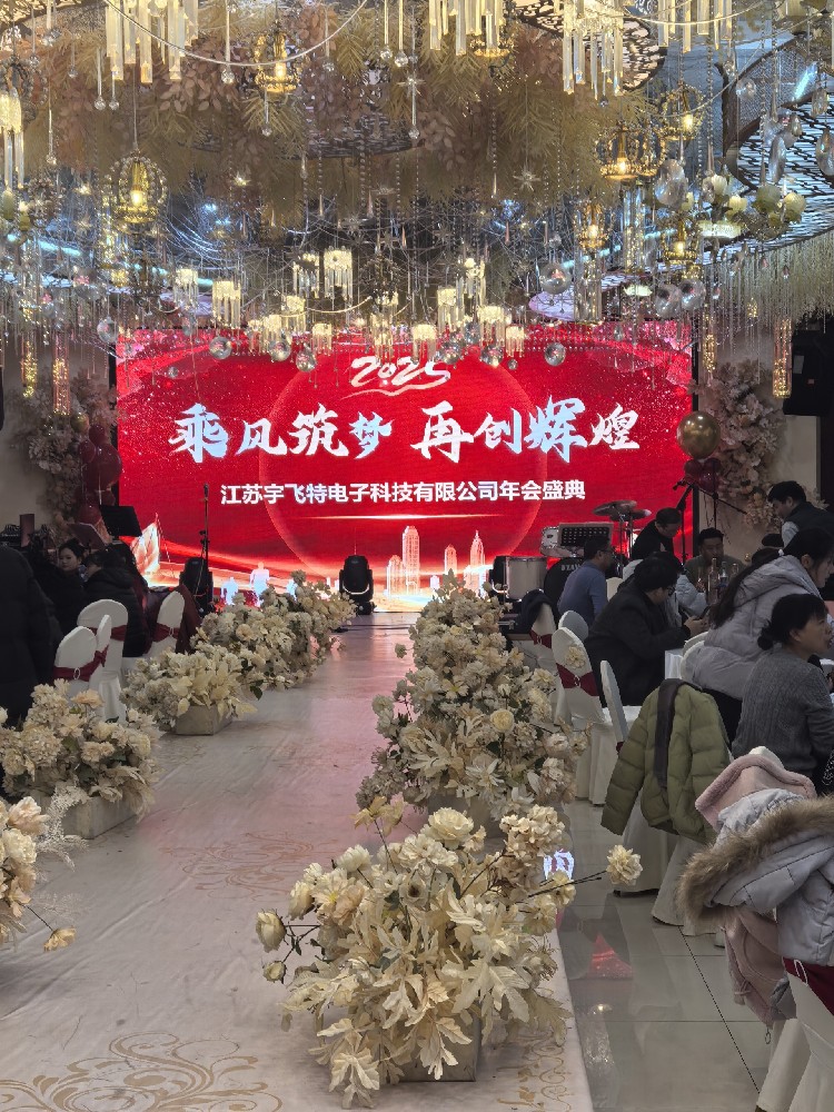 江苏宇飞特电子科技有限公司2024年会完美收官：乘风筑梦，再创辉煌！